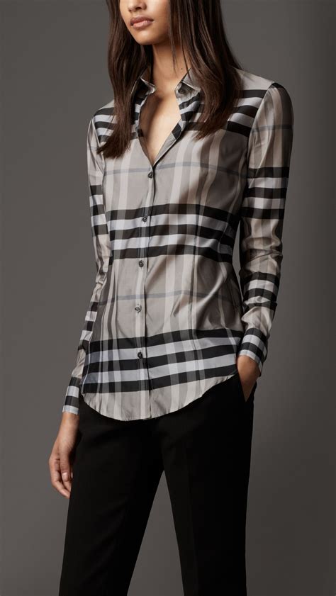 burberry female shirts|female Burberry shirts on sale.